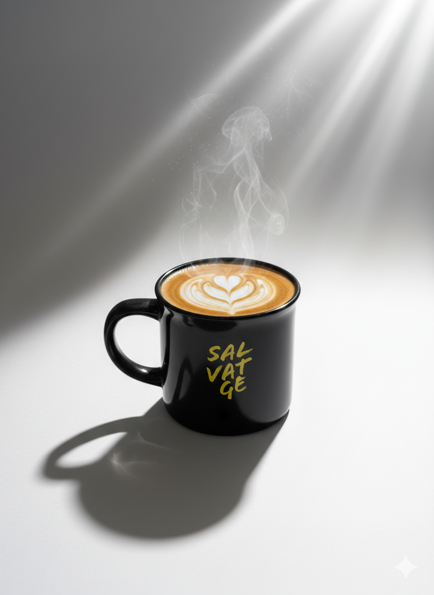 Taza Salvatge Negra – Edición Barista